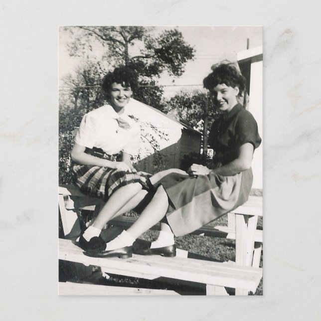 Postal chicas De Los Años 1950 #14 (Anverso)