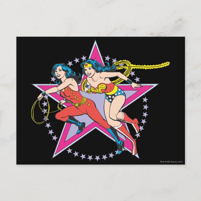 Postal Chicas de maravillas (Anverso)