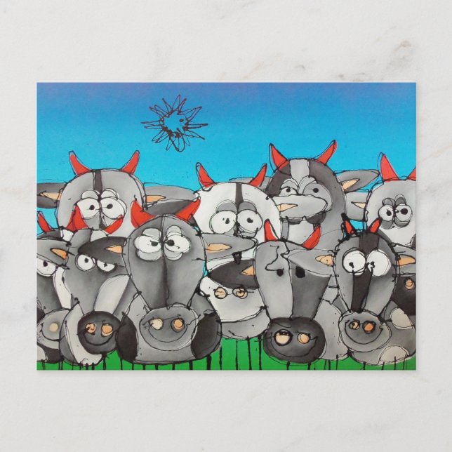 Postal chicas de país (Anverso)