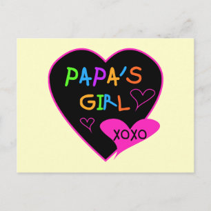 Postal Chicas de papá Tees, Gorras, tazas, botones, ropa
