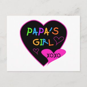 Postal Chicas de papá Tees, Gorras, tazas, botones, ropa