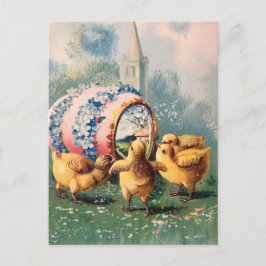 Postal Chicas de Pascua