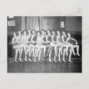 Postal Chicas de revista, 1924