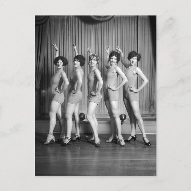Postal Chicas del coro, 1927 (Anverso)