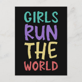 Postal Chicas Dirigen A La Feminista Mundial