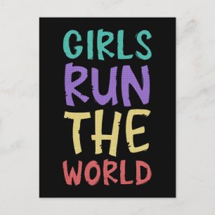 Postal Chicas Dirigen A La Feminista Mundial