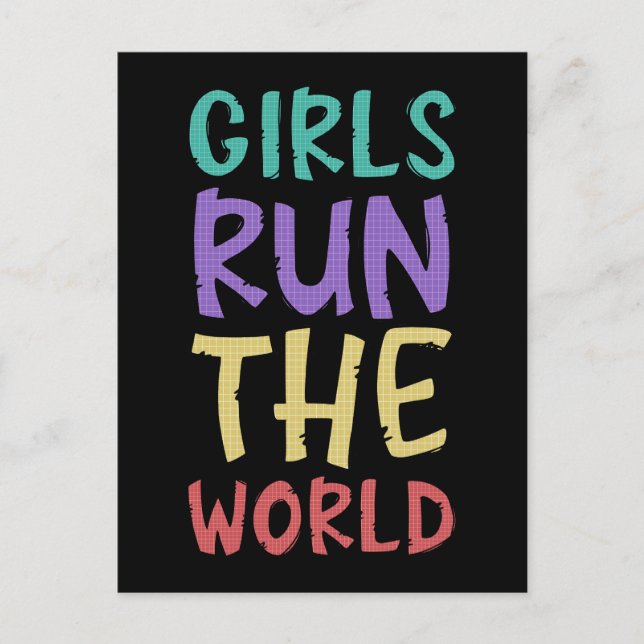 Postal Chicas Dirigen A La Feminista Mundial (Anverso)