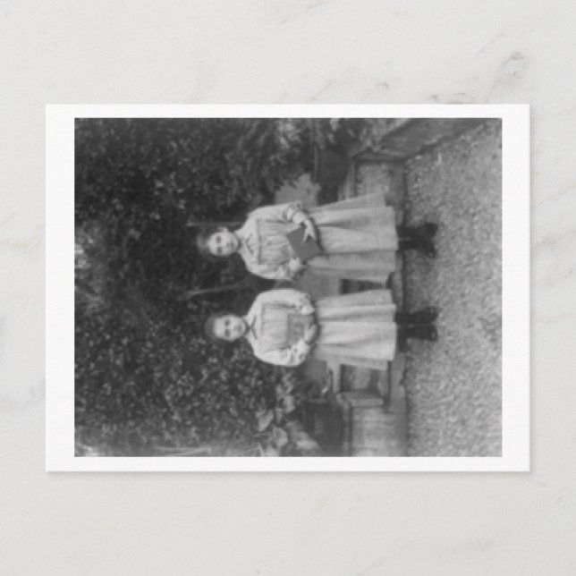 Postal Chicas en escuela privada en Estambul Turquía (Anverso)