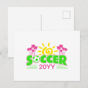 Postal Chicas Fútbol Sunshine Palmeras