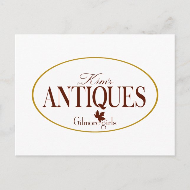 Postal Chicas Gilmore | Antigüedades de Kim (Anverso)