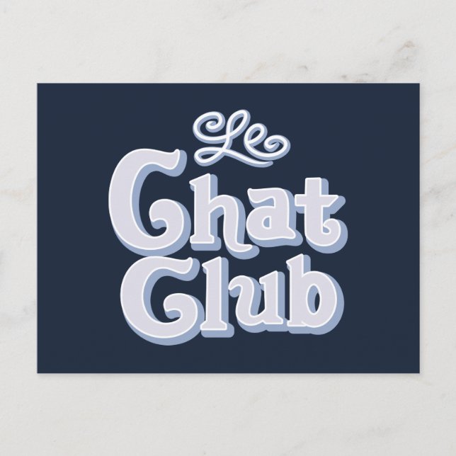 Postal Chicas Gilmore | Le Chat Club (Anverso)
