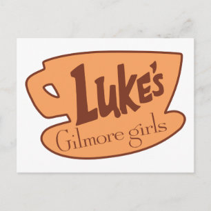 Postal Chicas Gilmore   Logo de Luke's Diner