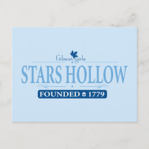 Postal Chicas Gilmore   Logotipo de Stars Hollow