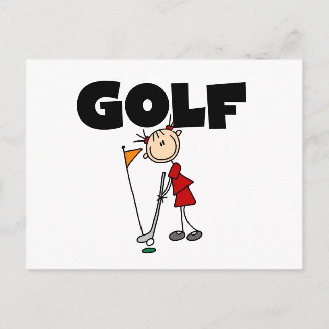 Postal Chicas GOLF (Anverso)