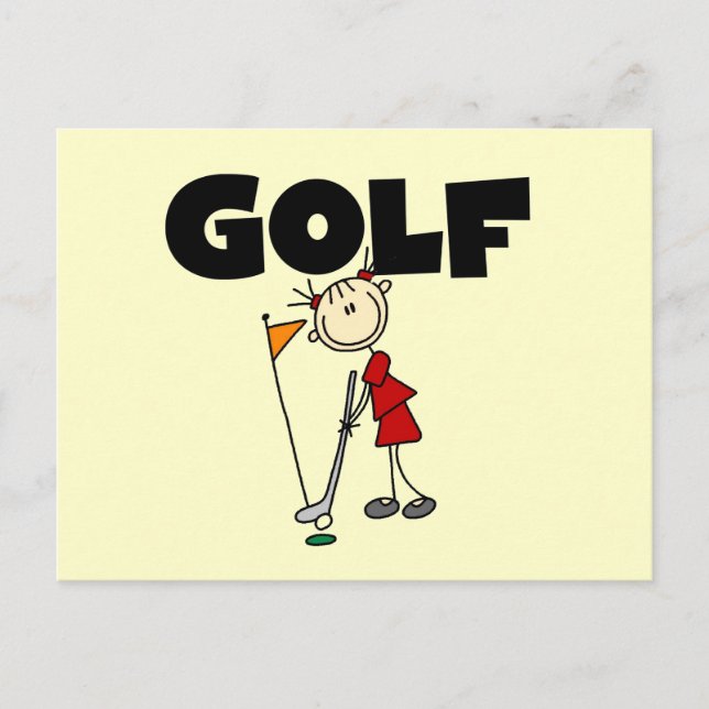 Postal Chicas GOLF (Anverso)