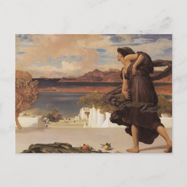 Postal Chicas griegos jugando a la pelota (Anverso)