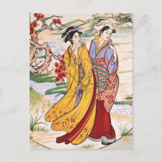 Postal Chicas japoneses