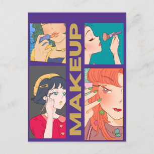 POSTAL CHICAS MAKEUP