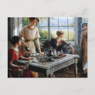 Postal chicas/mujeres juntos por Albert Lynch, belle epo