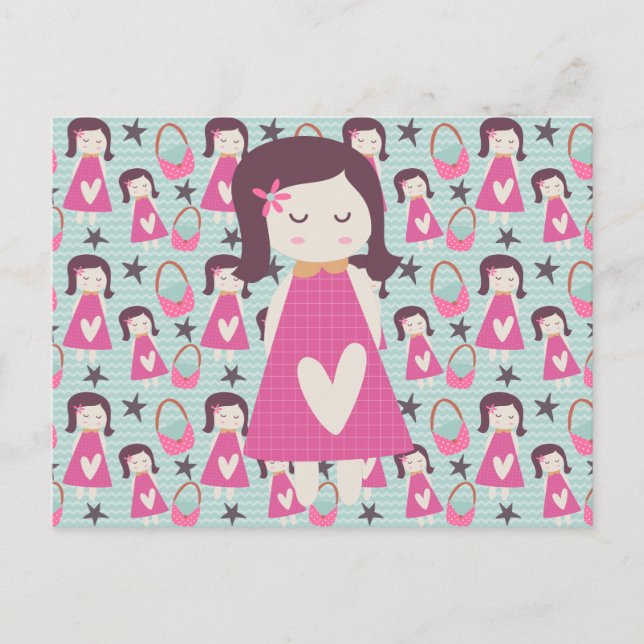 Postal Chicas y bolsos (Anverso)