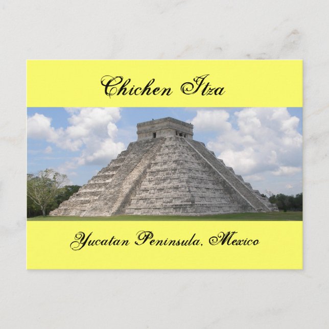 Postal Chichen Itza 2008 (Anverso)