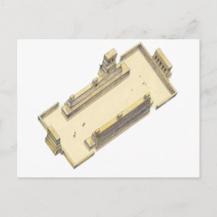 Postal Chichén Itza México. Baloncesto mesoamericano