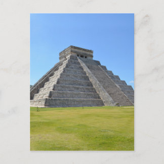 Postal Chichen Itza México Pirámide Kukulkan 7 Maravillas