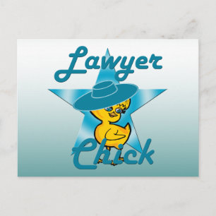 Postal Chick abogado #7