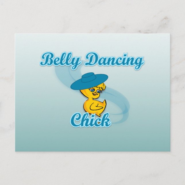 Postal Chick de baile Belly #3 (Anverso)
