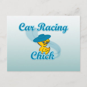 Postal Chick de Carreras de coches #3