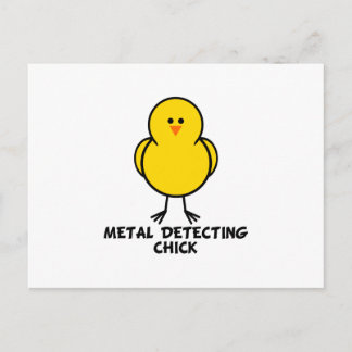 Postal Chick de detección metalizado