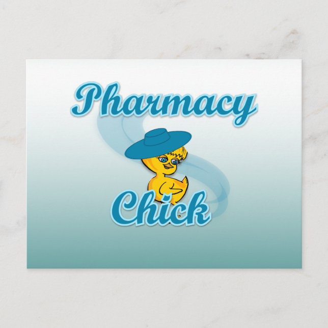 Postal Chick de farmacia #3 (Anverso)