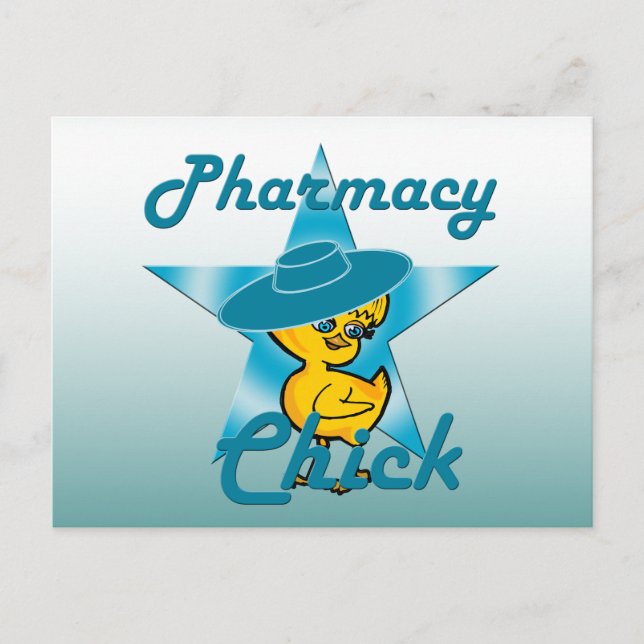 Postal Chick de farmacia #7 (Anverso)