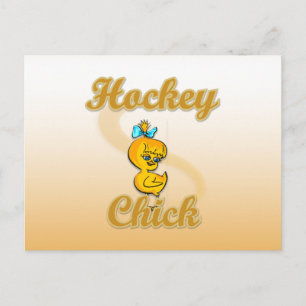 Postal Chick de hockey