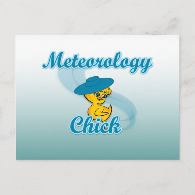 Postal Chick de meteorología n.º 3 (Anverso)
