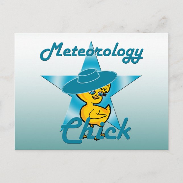Postal Chick de meteorología n.º 7 (Anverso)