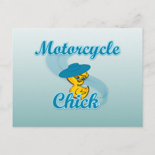 Postal Chick de motocicleta #3
