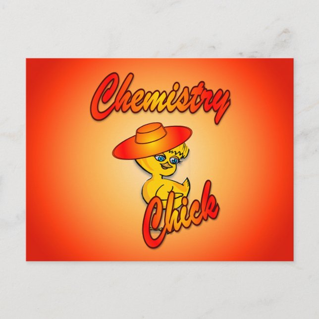 Postal Chick de Química #5 (Anverso)