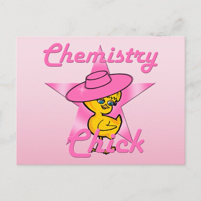 Postal Chick de Química #8 (Anverso)