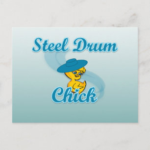 Postal Chick de tambor de acero #3