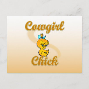 Postal Chick de vaca