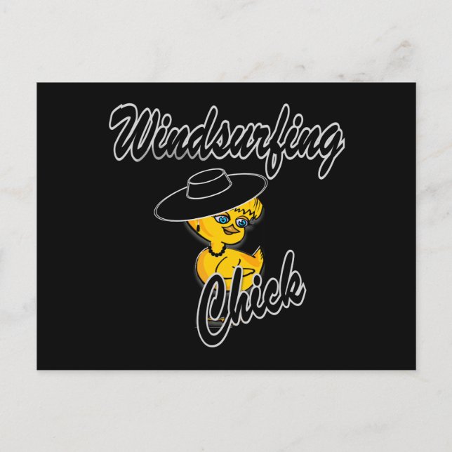 Postal Chick de windsurf #4 (Anverso)