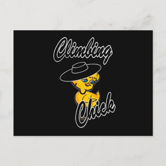 Postal Chick escalador #4 (Anverso)