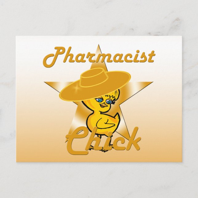 Postal Chick Farmacéutico #10 (Anverso)