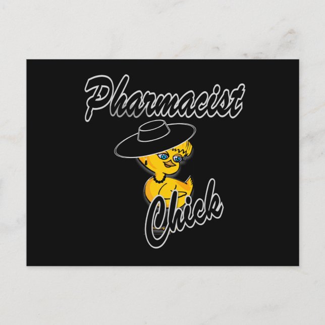 Postal Chick farmacológico #4 (Anverso)