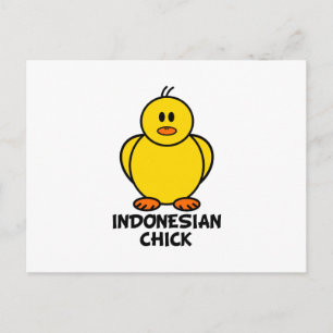 Postal Chick indonesio
