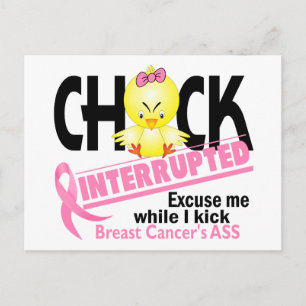 Postal Chick interrumpido 2 cáncer de mama