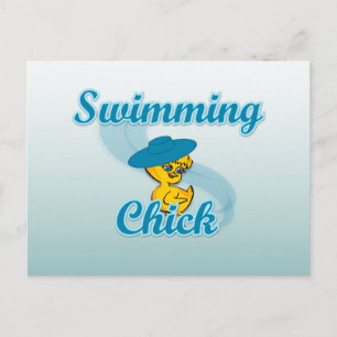Postal Chick Nadador #3