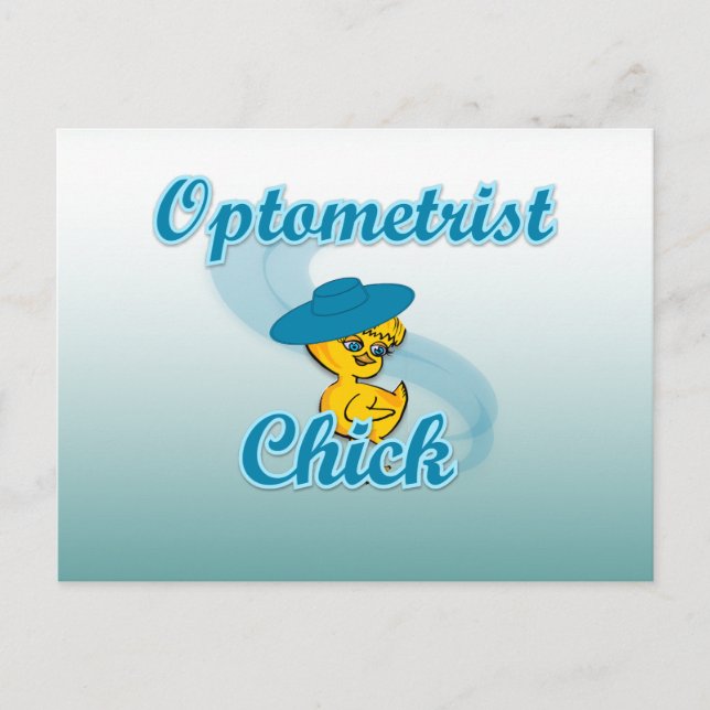 Postal Chick optometrista #3 (Anverso)