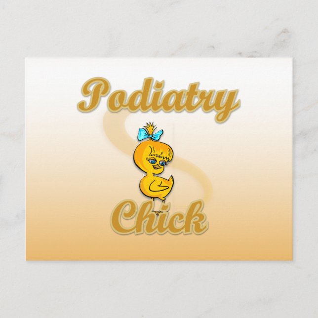 Postal Chick podiatero (Anverso)